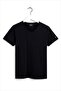 Men's Black V-neck T-shirt 59521 - 3
