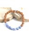 Rudraksha Seed Blue Aventurine Bracelet