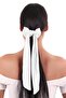 Hahai Women's Long Ribbon Model Scrunchie Buckle - 2