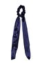 Hahai Women's Long Ribbon Model Satin Scrunchie Buckle - 4