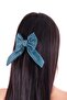 Hahai Women's Gingham Ribbon Form Automatic Buckle - 2