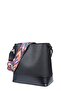 Women's Natural Black Crossbody Shoulder Bag - 2