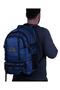 Unisex Navy Blue Large Size Backpack Mountaineer Bag Travel Camping Bag