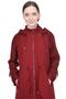 Women's Red Quilted Coat - 2