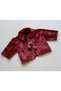 Gift Burgundy Colored Baby Girl Jacket - 4