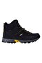 Men's Black Yellow Flake Sports Shoes - 2