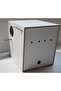 Long Sultan Nest - Sleded - Plastic Funnel - Wooden MDF Nest - 20 Cm X 29 Cm + 23 Cm (height) - 5
