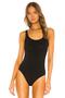 Women's Black Halter Neck Silk Jersey Bodysuit - 2