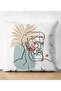 Antique Greek God Double Sided Special Design Modern Suede Throw Pillow Cover