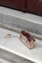 Rose Mirror Evening Dress Stone Box Bag - 3