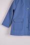 Sea Blue Flat Pocket Children's Raincoat - 4