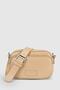 Women's Cream Multi-Pocket Adjustable Crossbody Bag