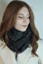 Women's Knitwear Knitted Neck Collar - Anthracite
