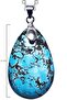 Certified Oval Model Natural Real Turquoise Stone Necklace (IRAN)