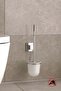 Adhesive Stainless Toilet Brush Chrome Ef095