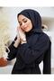 شال جاز قطن أسود نسائي - 3