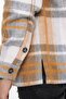 Men's Plaid Patterned Comfortable Fit Lumberjack Shirt Ecru 22w602 - 5