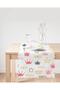 Powder Color Princess Crown Motif Digital Printed Runner - 2