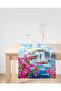 Watercolor Sea and Sail Motif Specially Designed Runner - 2