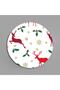 New Year Series New Year Digital Printed 4-Piece Wooden Coffee Cup Pad Model 005 - 3