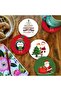 New Year Series New Year Digital Printed 4-Piece Wooden Coasters Model 004
