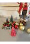 Iv Candles Merry Christmas Red Christmas Tree Candle - 3