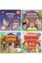 Velcro Book Set of 4 - Merhaba Çiftlik / Eşyalarım / Duygularım / Uzay