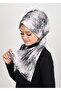 منقوشة قماش ساندي ليكرا شال جاهز وشاح بونيه - 2