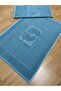 100% Cotton Foot Towel 2 Pack 50x70 Cm Foot Striped Mat