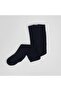 Navy Blue Pantyhose Cotton - 2