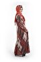 Cotton Viscose Collar Hijab Dress - 3