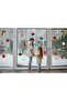 New Year's Themed Glass and Wall Sticker Ornament