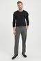 Men's Anthracite Large Size Sweatpants Straight Comfortable Fit with Zipper Pocket - 2