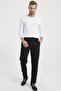 Men's Black Large Size Sweatpants Straight Comfortable Fit with Zipper Pocket - 3