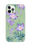 iPhone 12 Pro Max Compatible Winter Flower Design Green Launch Phone Case