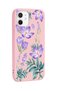 iPhone 12 Compatible Winter Flower Design Powder Launch Phone Case - 2