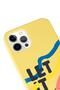 حافظة هاتف Let It Go Design باللون الأصفر المتوافقة مع هاتف Iphone 12 Pro Max - 3