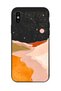 حافظة هاتف إطلاق سوداء متوافقة مع هاتف Iphone X - Xs مع تصميم Valley