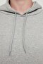 Gray Melange Regular/Normal Fit Hooded Fleece/Warm Sweatshirt Tmnaw20Sw0163 - 7
