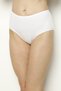 Women's 6-Pack White Cotton Lycra High Waist Bato Panties - 8