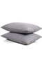 غطاء وسادة رمادي رانفورس 2-pack 50x70 من Mer-tim