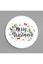 New Year Series New Year Digital Printed 4-Piece Wooden Coasters Model 002 - 4