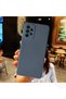 Galaxy A72 Compatible Denim Blue Liquid Velvet Silicone Case