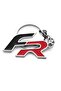 Seat Arona Fr Model Keychain Metal 3d Chrome Car Keychain - 3
