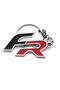 Seat Ibiza 2002-2008 Fr Model Keychain Metal 3D Chrome Car Keyring - 3