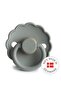 Frig Daisy Rubber Pacifier - French Gray 0-6 Months