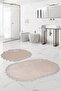 Venus Mink 2-Piece Lacy Bath Mat Set Dowry Toilet Set