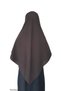 Midene Yarn Large Size Scarf 110x110 Dark Brown Color