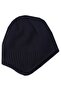 Navy Blue Beret with Fleece Inside and Ears