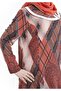 Cotton Viscose Collar Hijab Dress - 2